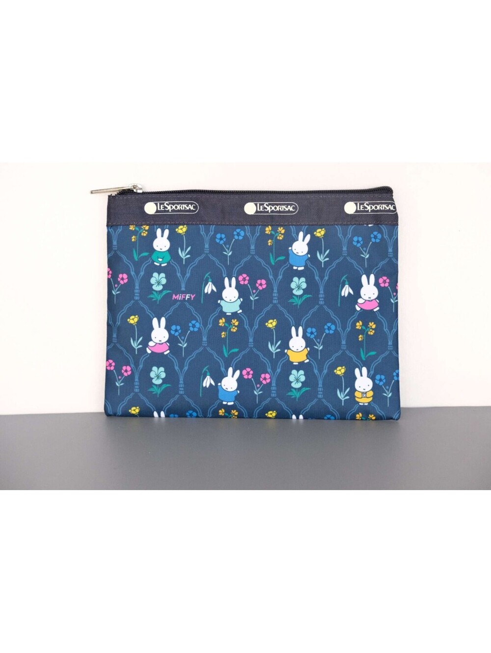 LeSportsac x Miffy Garden Flower 1 Zipper Pouch NWOT